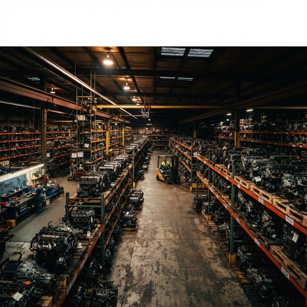 Used engine warehouse